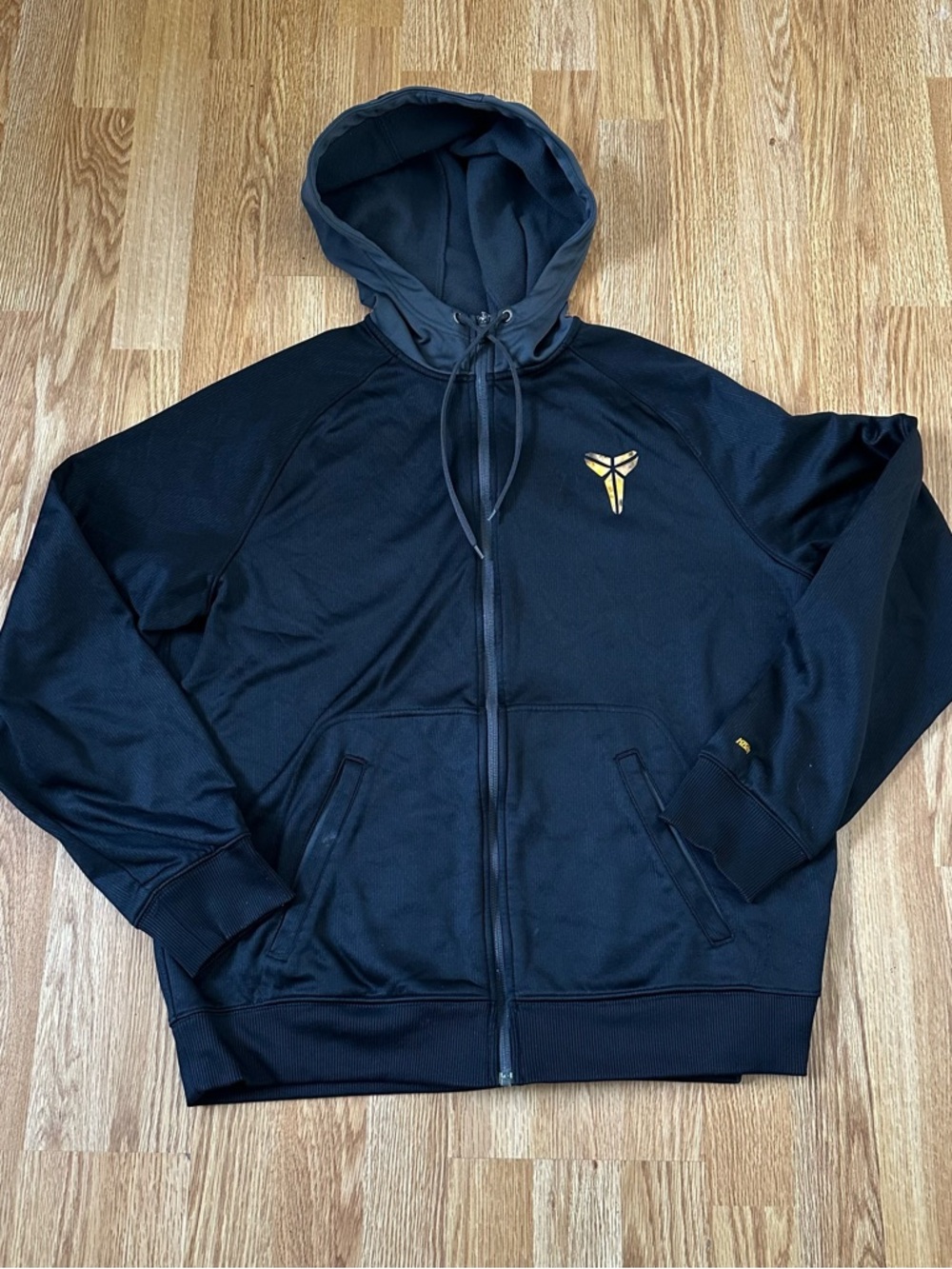 Nike Therma fit Kobe Black Zip-Up Hoodie Size Large
